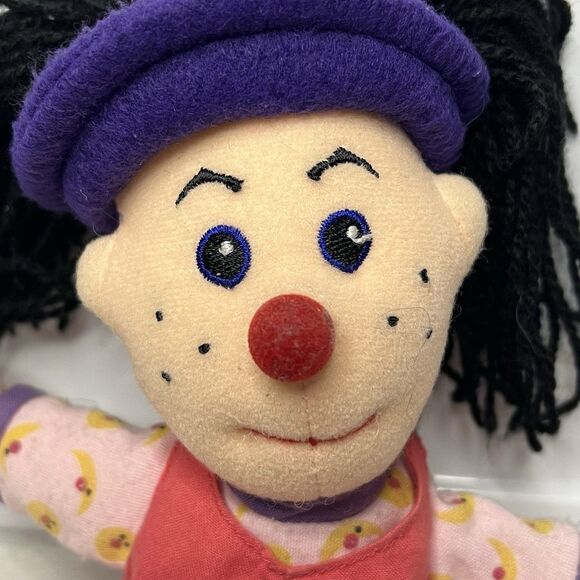 The Big Comfy Couch 1997 Loonette  Lunette Clown Doll 10” Plush Commonwealth - Picture 2 of 8